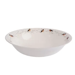 Fat>PORSGRUNDS PORSELÆNSFABRIK Porsgrunds Porselænsfabrik Dompap Serveringsfat Dyp 25 cm