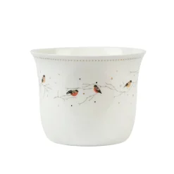 Dekor|Vaser>PORSGRUNDS PORSELÆNSFABRIK Porsgrunds Porselænsfabrik Dompap Blomsterpotte 16cm