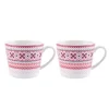 Krus|Kopper>PORSGRUNDS PORSELÆNSFABRIK Porsgrunds Porselænsfabrik Ingrid Krus 40cl Rosa 2pk
