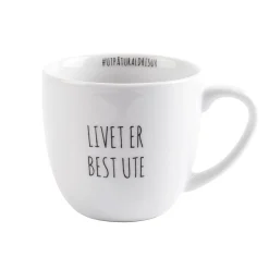 Krus|Kopper>PORSGRUNDS PORSELÆNSFABRIK Porsgrunds Porselænsfabrik Krus Livet Er Best Ute 38cl