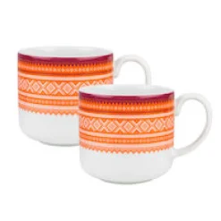 Kopper>PORSGRUNDS PORSELÆNSFABRIK Porsgrunds Porselænsfabrik Marius Trend Krus 25 Cl Orange 2pk