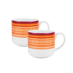 Kopper>PORSGRUNDS PORSELÆNSFABRIK Porsgrunds Porselænsfabrik Marius Trend Krus 25 Cl Orange 2pk