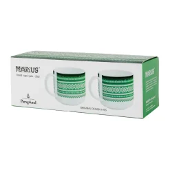 Kopper>PORSGRUNDS PORSELÆNSFABRIK Porsgrunds Porselænsfabrik Marius Trend Krus 25 cl Grønn 2pk