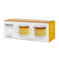 Kopper>PORSGRUNDS PORSELÆNSFABRIK Porsgrunds Porselænsfabrik Marius Trend Krus 25 Cl Gul 2pk