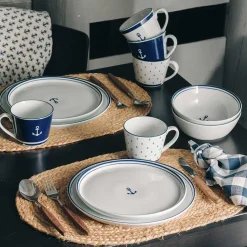 Skåler>PORSGRUNDS PORSELÆNSFABRIK Porsgrunds Porselænsfabrik Maritim Serveringsbolle 16cm
