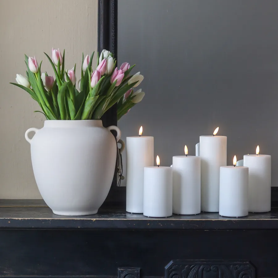 Dekor|Lys>PORSGRUNDS PORSELÆNSFABRIK Porsgrunds Porselænsfabrik Nordic Light LED Kubbelys 15cm