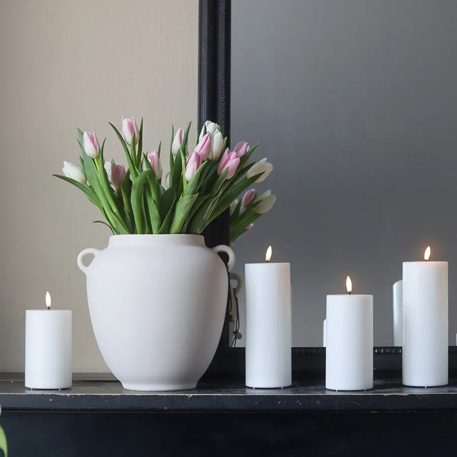 Dekor|Lys>PORSGRUNDS PORSELÆNSFABRIK Porsgrunds Porselænsfabrik Nordic Light LED Kubbelys 15cm