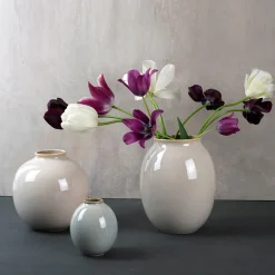 Dekor|Vaser>PORSGRUNDS PORSELÆNSFABRIK Porsgrunds Porselænsfabrik Soft Vase 18cm Off-White