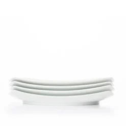 Tallerkener|Asjetter>PORSGRUNDS PORSELÆNSFABRIK Porsgrunds Porselænsfabrik Sense Firkantet Tallerken 21cm 4pk