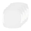 Tallerkener>PORSGRUNDS PORSELÆNSFABRIK Porsgrunds Porselænsfabrik Sense Firkantet Tallerken 27cm 4pk