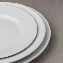 Tallerkener>PORSGRUNDS PORSELÆNSFABRIK Porsgrunds Porselænsfabrik Victoria Hvit Gourmet Tallerken 30cm