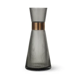 Karafler>ROSENDAHL Grand Cru Vannkaraffel m/Riller 1L Grå
