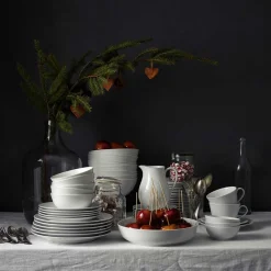 Dype Tallerkener>RÖRSTRAND Rörstrand Swedish Grace Snø Dyp Tallerken 19cm Hvit