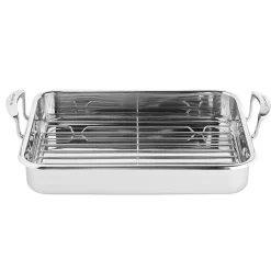 Stål>SCANPAN Impact Langpanne med Rist 5L
