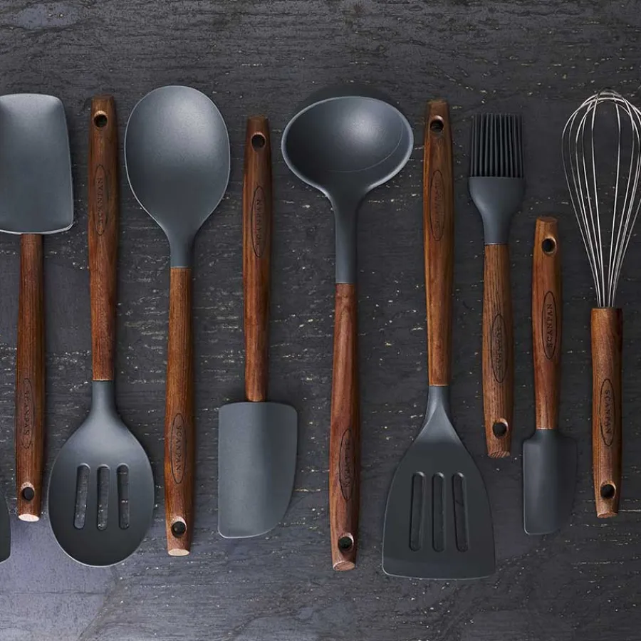 Redskaper>SCANPAN Øse 31cm Karbonisert Ask