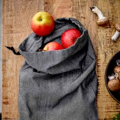 Tekstiler|Matoppbevaring>SÖDAHL Södahl Chambray Organic Brødpose 44cm Sort