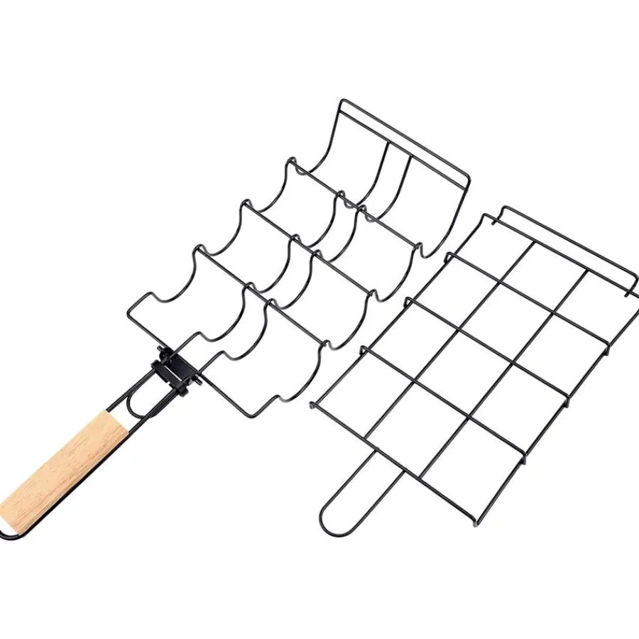 Redskaper>SEASONS BBQ Grillrist til Mais m/Jernhåndtak 53cm