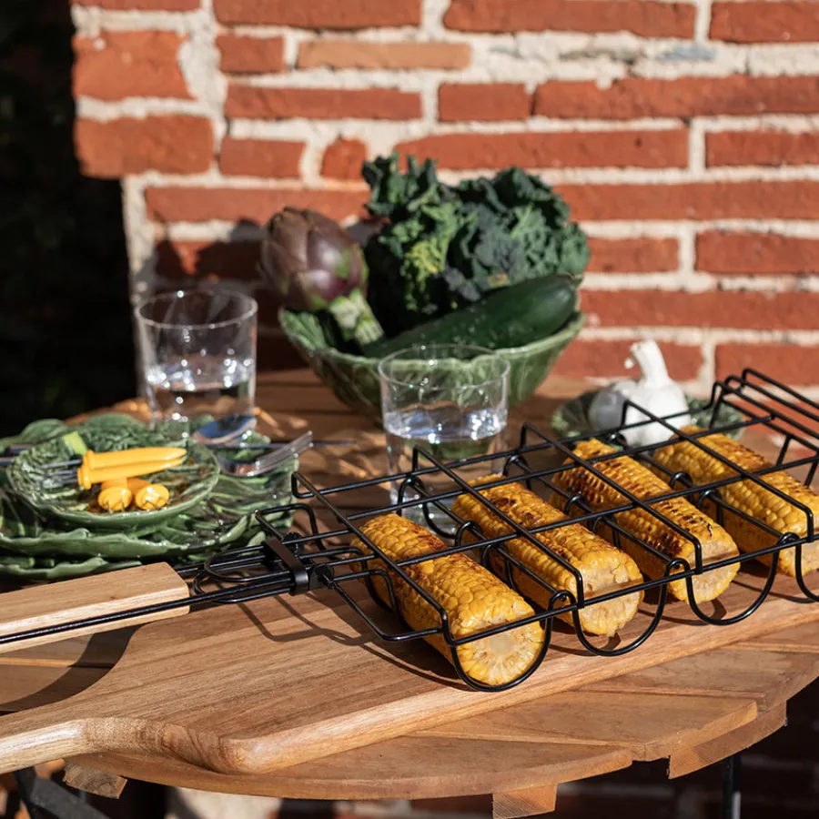 Redskaper>SEASONS BBQ Grillrist til Mais m/Jernhåndtak 53cm
