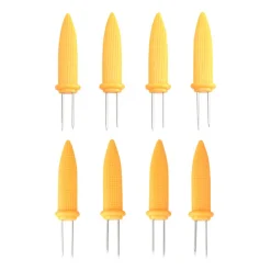 Redskaper>SEASONS BBQ Maisholder Rustfritt Stål m/Plasthåndtak 8pk