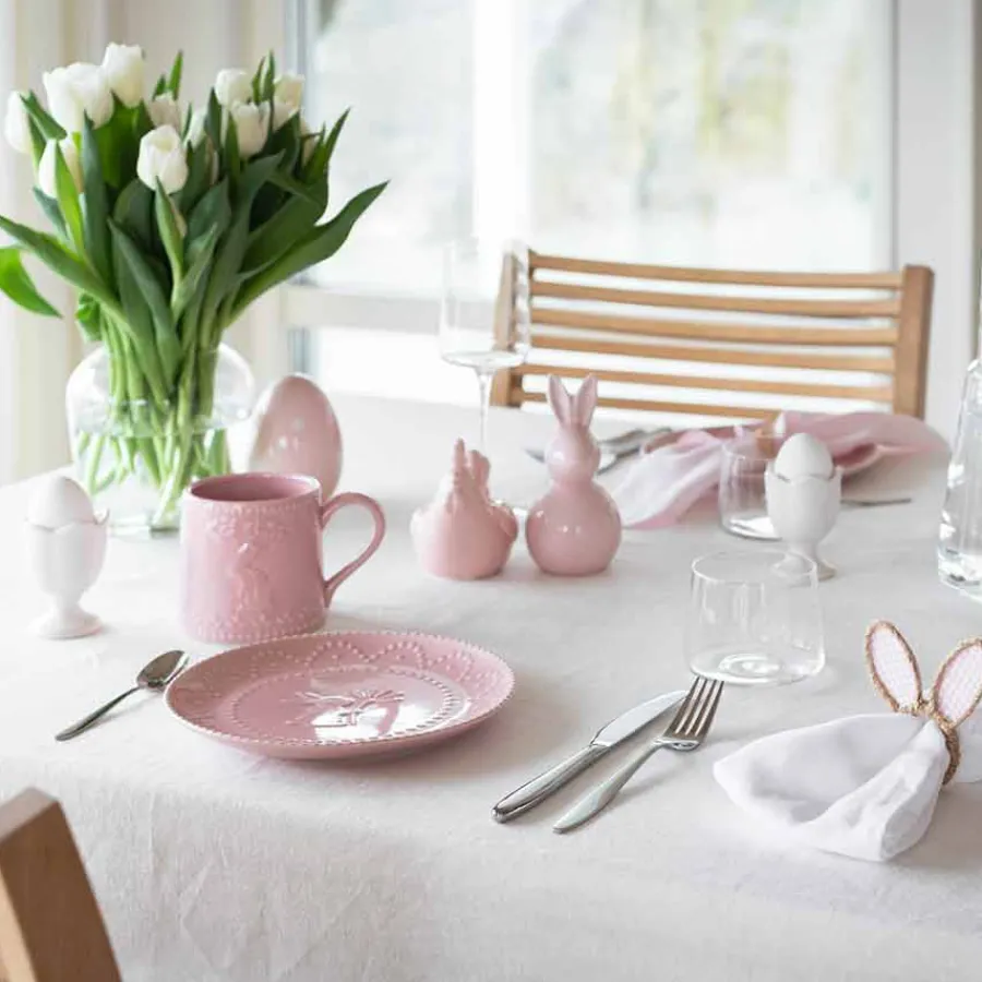 Dekor>SEASONS Easter Collection Hare 15cm Rosa