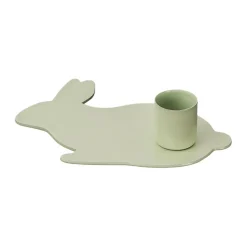 Lys>SEASONS Easter Collection Lysestake Hare 12,5cm Grønn