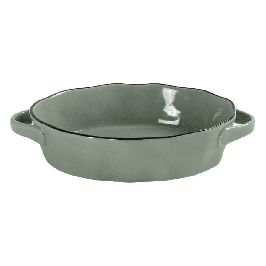 Fat>SEASONS Fall Collection Ildfaste Former Oval 2pk 30cm/40cm Grønn