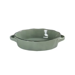 Fat>SEASONS Fall Collection Ildfaste Former Oval 2pk 30cm/40cm Grønn