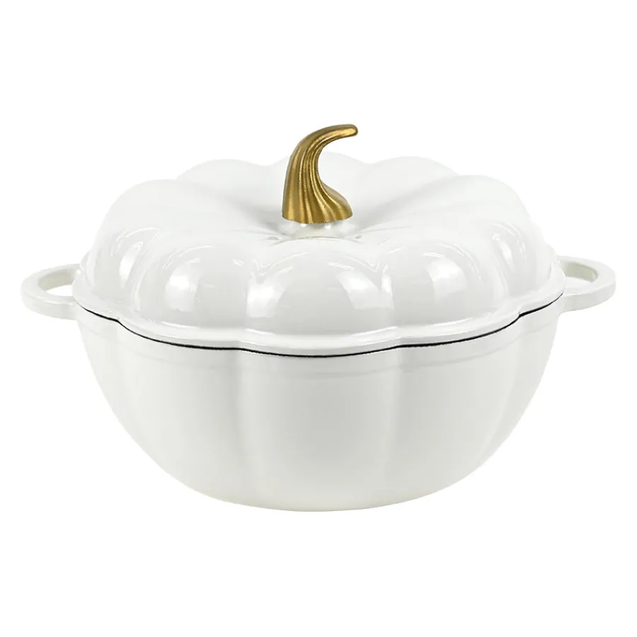 Støpejern>SEASONS Fall Collection Støpejernsgryte 3L Gresskar Krem
