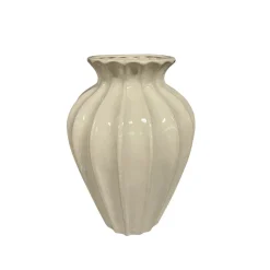 Dekor|Vaser>SEASONS Fall Collection Vase Keramikk 38cm Krem