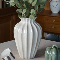 Dekor|Vaser>SEASONS Fall Collection Vase Keramikk 38cm Krem