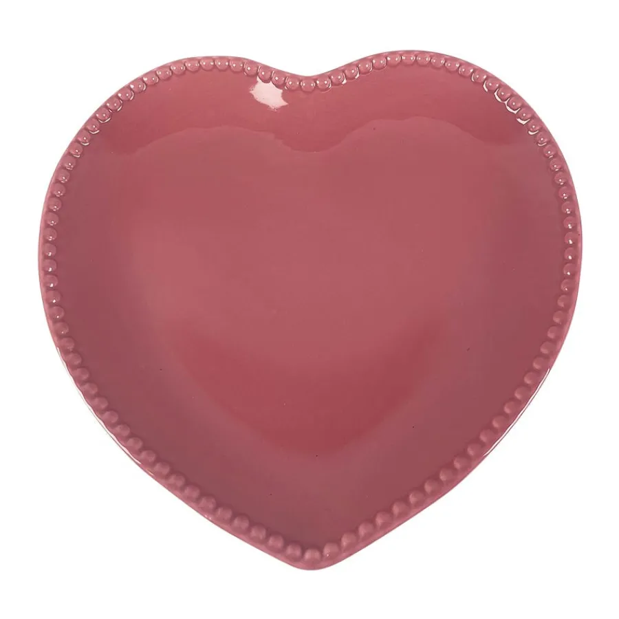 Tallerkener>SEASONS Love Collection Hjerteformet Tallerken 25cm Rosa
