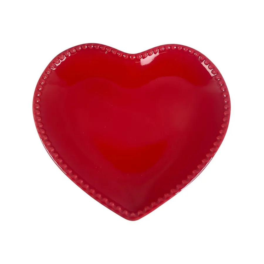 Tallerkener>SEASONS Love Collection Hjerteformet Asjett 20cm Rød