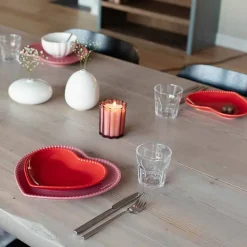 Tallerkener>SEASONS Love Collection Hjerteformet Asjett 20cm Rød