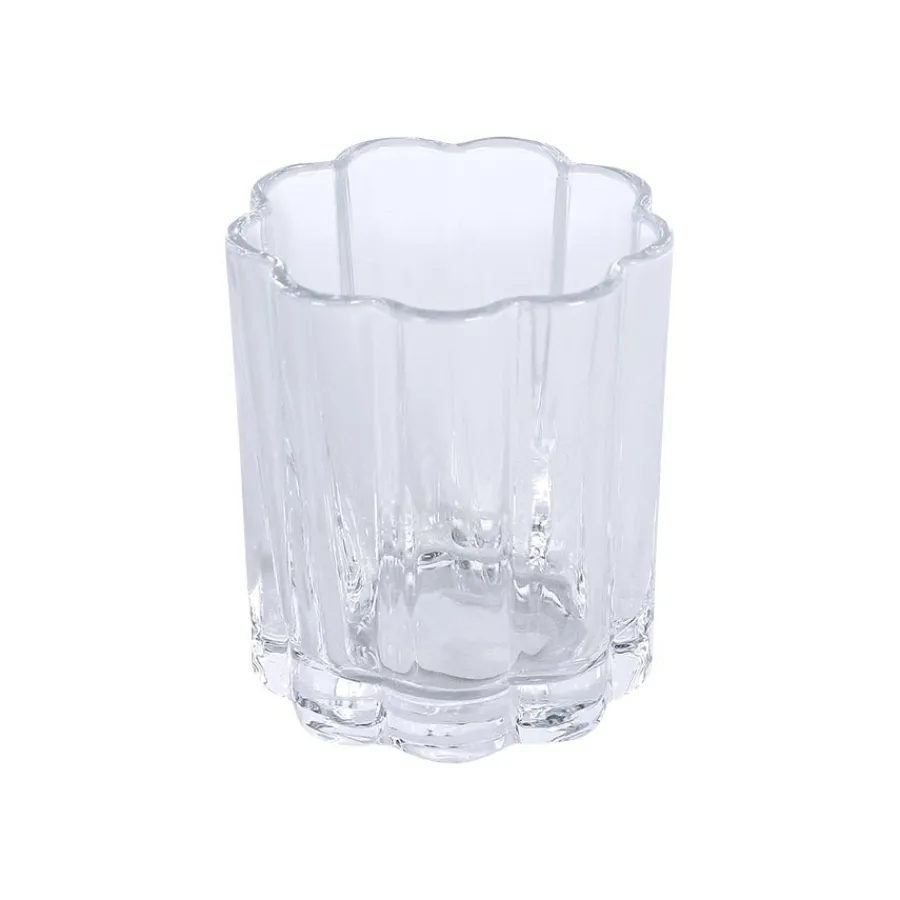 Lys>SEASONS Love Collection Lyslykt Blomst 8x7cm Klar
