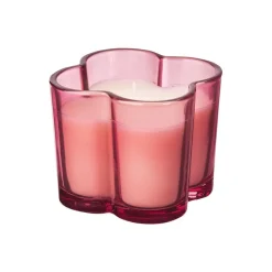 Lys>SEASONS Love Collection Stearinlys Blomst 10cm Rosa