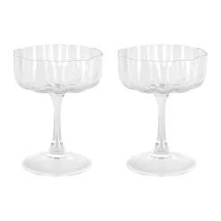 Champagne>SEASONS Summer Collection Champagneskåler Blomst 25cl 2pk