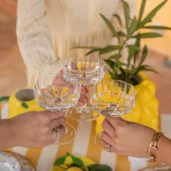 Champagne>SEASONS Summer Collection Champagneskåler Blomst 25cl 2pk