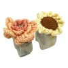 Dekor>SEASONS Summer Collection Serviettring Porselen m/Heklet Blomst 2pk Gu