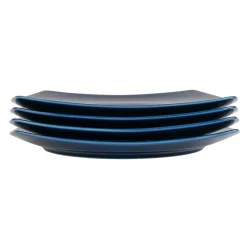 Tallerkener>PORSGRUNDS PORSELÆNSFABRIK Sense Cobalt Tallerken Firkant 27cm 4pk