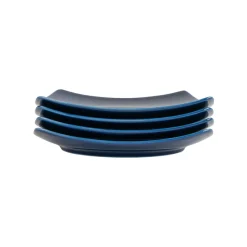 Tallerkener>PORSGRUNDS PORSELÆNSFABRIK Sense Cobalt Tallerken Firkant 21cm 4pk