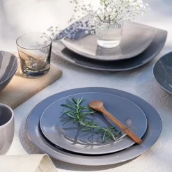 Tallerkener>PORSGRUNDS PORSELÆNSFABRIK Sense Earth Tallerken 22cm 4pk