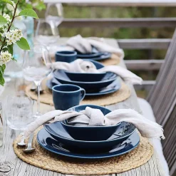 Tallerkener>PORSGRUNDS PORSELÆNSFABRIK Sense Teal Tallerken 28 cm 4pk