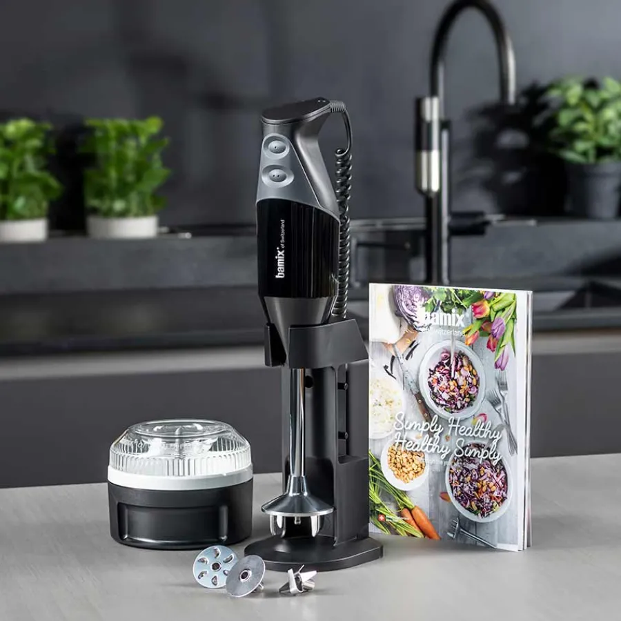 Redskaper>BAMIX Stavmikser Simply Healthy 200 WATT D Sort