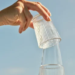 Karafler>STELTON Pilastro Karaffel Med Glass 1L
