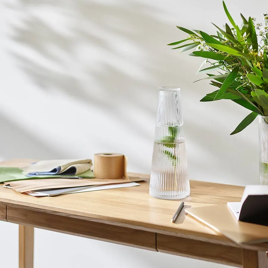Karafler>STELTON Pilastro Karaffel Med Glass 1L