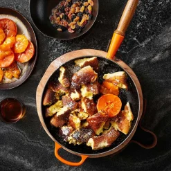 Støpejern>LE CREUSET Støpejernspanne m/Trehåndtak 28cm Volcanic