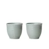 Eggeglass>RÖRSTRAND Swedish Grace Eggeglass 4cl Is/Grå 2pk