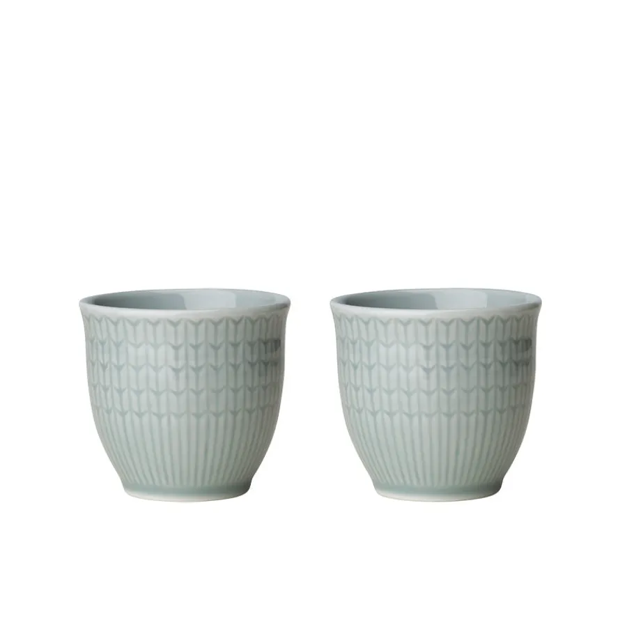 Eggeglass>RÖRSTRAND Swedish Grace Eggeglass 4cl Is/Grå 2pk