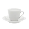 Kopper>RÖRSTRAND Swedish Grace Kaffekopp 16cl & Skål Snø/Hvit
