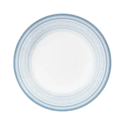 Asjetter>PORSGRUNDS PORSELÆNSFABRIK TALLERKEN FLAT 22 CM BLÅ - 4PK